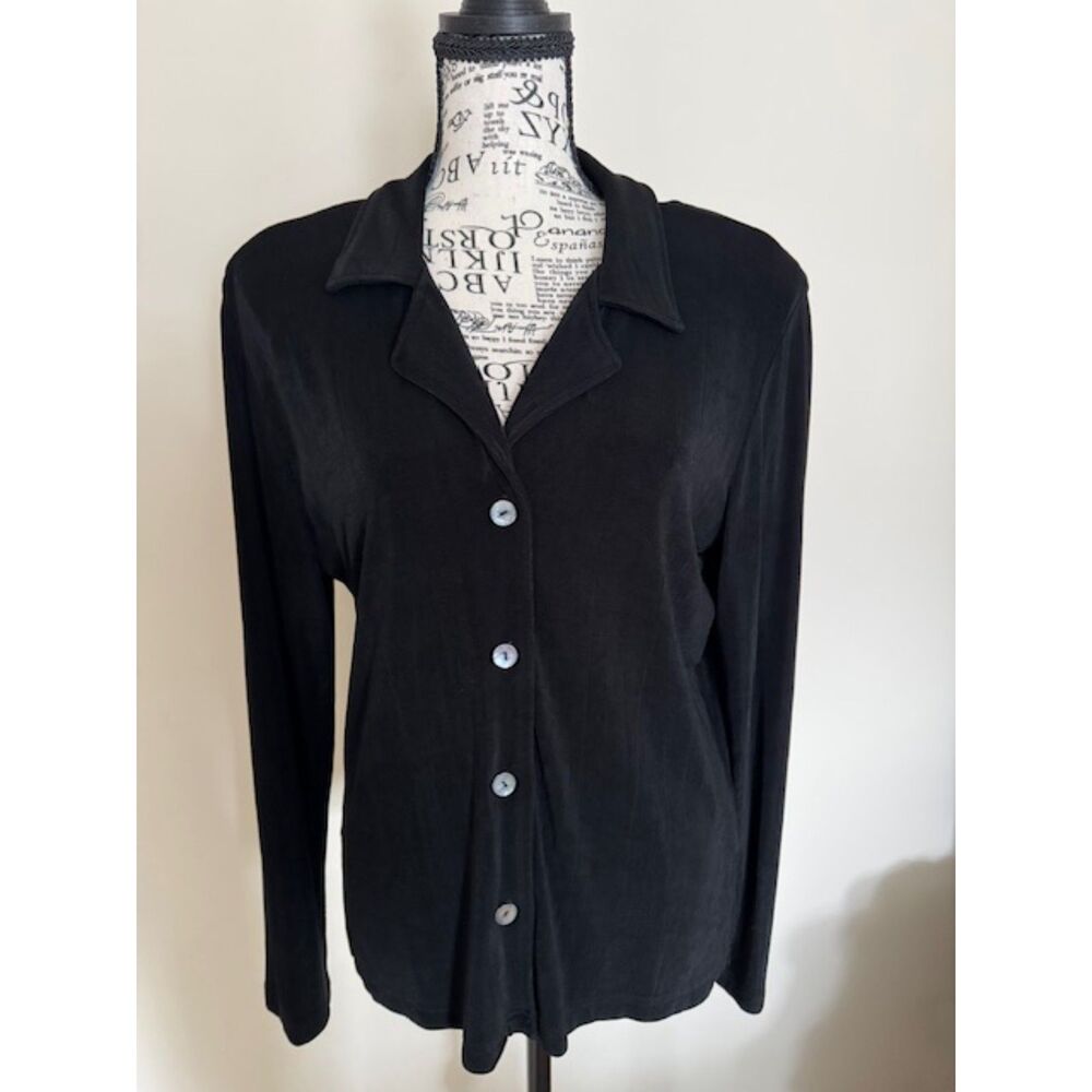 Coldwater Creek Travel Knit Jacket (Black)